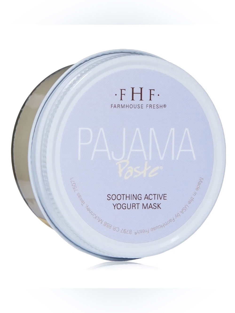 New! FarmHouse Fresh Pajama Paste Soothing Yogurt Mask — 3.2 fl oz